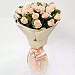 Peach Love 20 Rose Bouquet
