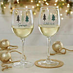 Persolazied Name Wine Glasses Set