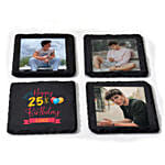 Personalised Birthday Coasters- Set Of 4