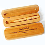 Personalised Engraved Wooden Pen For Dad