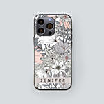 Personalised Iphone 13 Mini Case With Floral Pattern