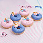 Pink And Blue Donuts