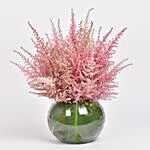 Pink Astilbe Vase Arrangement