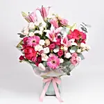 Pink Beauty Mix Flowers Grand Bouquet