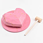 Pink Heart Shape Pinata Chocolate