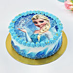 Princess Elsa Birthday Chocolate Cake Half kg
