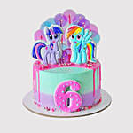 Rainbow Dash and Twilight Sparkle Truffle Cake