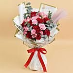 Red and Pink Roses Beauty Bouquet