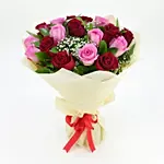 Roses Bouquet of 10 Pink n 10 Red