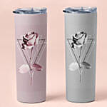 Rose Theme Tumbler Set