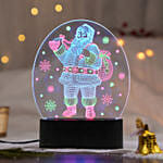 Santa Multicolor Led Lamp