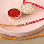 Sneh Shining Beads Rakhi