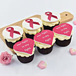 Special Pink Ribbon Cup Cakes
