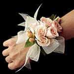 Stunning Peach Flowers Corsage