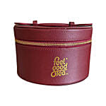 Tea Leather Box Burgundy By Feel Good Tea