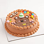 Teddy Birthday Chocolate Cake 8 Portion