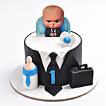 The Boss Baby Marble Cake