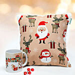 Warm Chirstmas Wishes Mug & Cushion