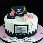 3D Chanel Handbag cake Red Velvet