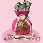 3d Money Bag Cake Marble