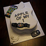 3D Themed Apple Watch Cake Chocolate