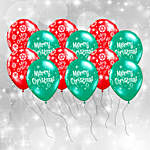 10 Christmas Latex Balloons