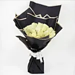 35 White Roses Designer Bouquet