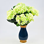 Arificial Green Hydrangea in a Vase