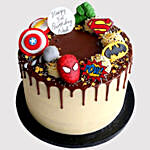 Avengers Birthday Truffle Cake