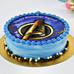 Avengers Logo Birthday Chocolate Cake One kg