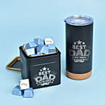 Best Dad Ever Tumbler & Chocolate