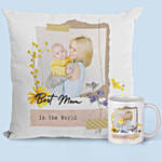 Best Mom Mug And Cushion Combo