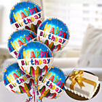 Birthday Balloon Bunch & Mono Cake