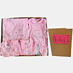 Blanket Trousers Baby Hamper With Greeting Card