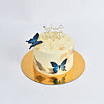 Butterfly Butter Cream Birthday Red Velvet Cake