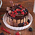 Candy Topped Choco Cake For Ramadan