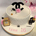 Chanel 3D Theme Cake Chocolate