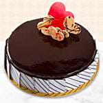 Chocolate Fudge Heart Cake 500gm