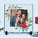 Christmas Greetings Stone Frame