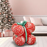 Christmas Red Balloons Gift Wrap