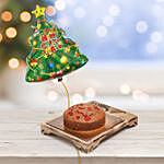 Christmas Tree and Plum Cake