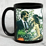 Classic Black Personalised Mug