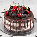 Delicate Black Forest Eggless Cake 1 Kg