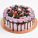 Delicious Chocolate Berry Eggless Cake Half Kg