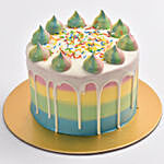 Delicious Rainbow Vanilla Cake 12 Portion