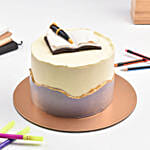 Delight Book And Pen Designer Cake