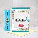 Designer Rakhi With Greeting Card