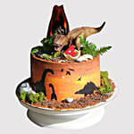 Dinosaur Land Truffle Cake