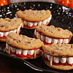 Dracula Mouth Cookies 12 Pcs