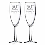 Engraved Anniversary Special Wine Glass